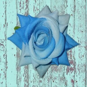 ombre hair clip flower